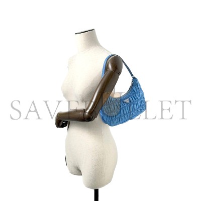 PRADA NYLON AND SAFFIANO LEATHER MINI BAG 1NE204 (22*13*6cm)  PRADA NYLON AND SAFFIANO LEATHER MINI BAG 1NE204 (22*13*6cm)